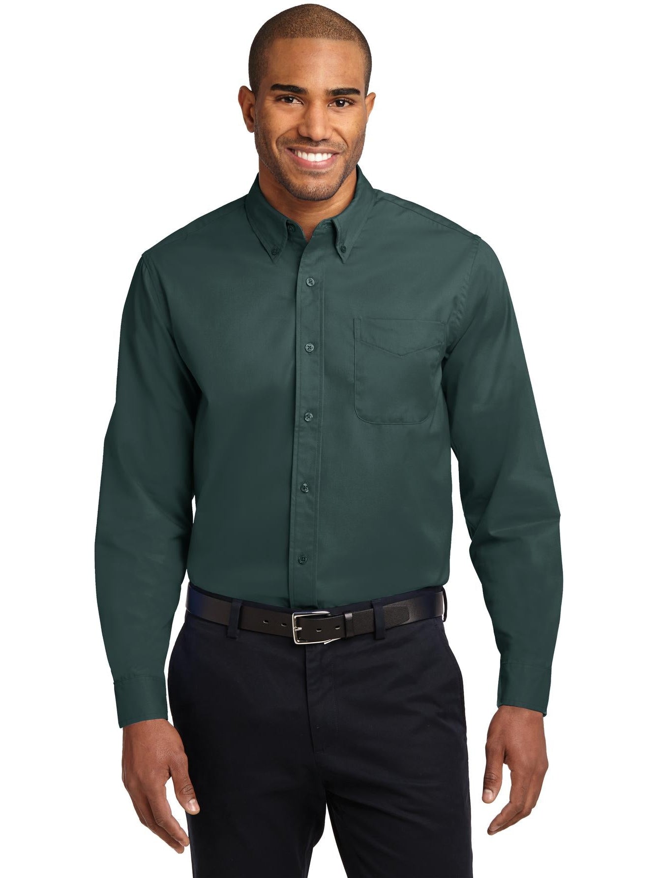 no-logo Port Authority Tall Long Sleeve Easy Care Shirt-Regular-Port Authority-Thread Logic