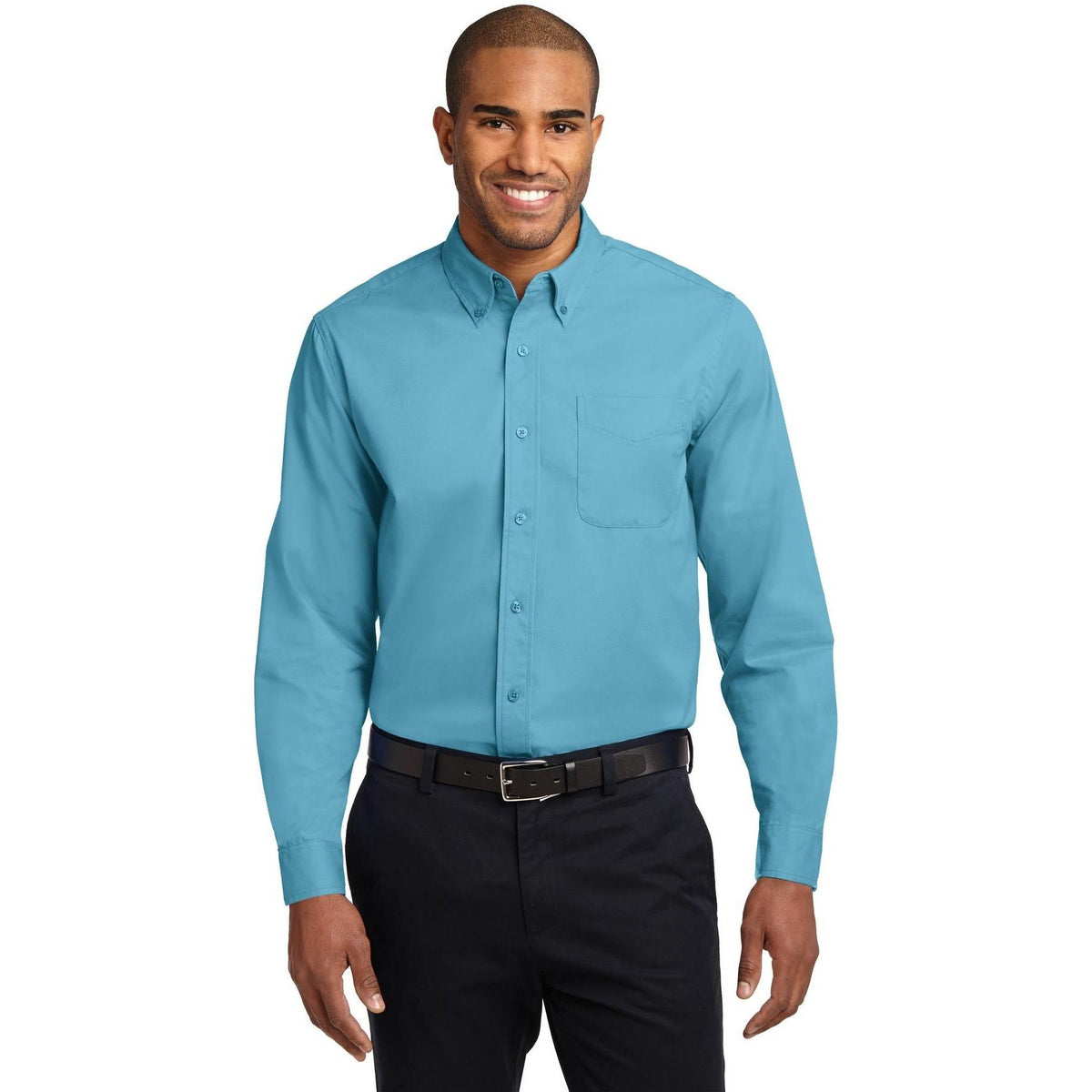 no-logo Port Authority Tall Long Sleeve Easy Care Shirt-Dress Shirts-Port Authority-Thread Logic
