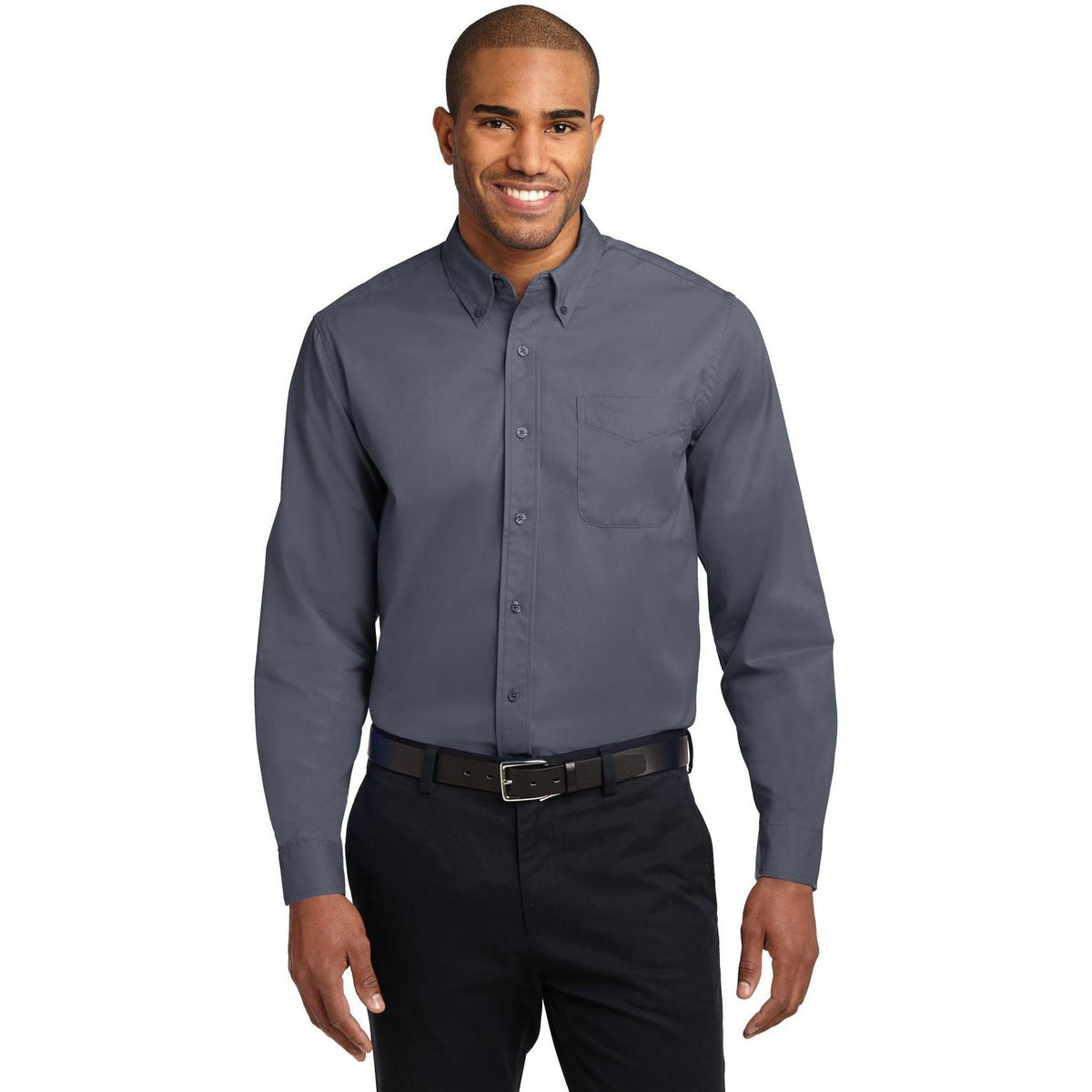 no-logo Port Authority Tall Long Sleeve Easy Care Shirt-Dress Shirts-Port Authority-Thread Logic