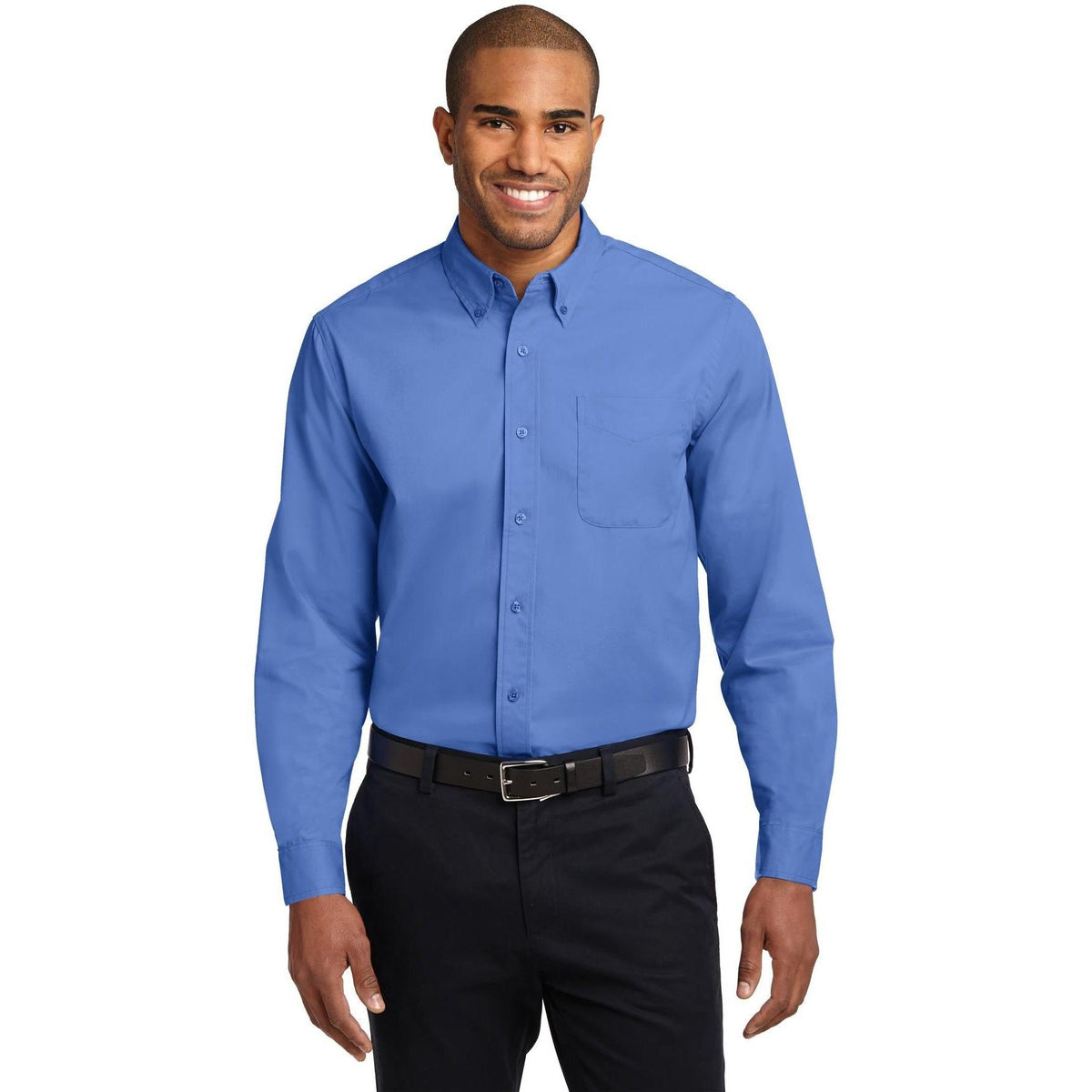 no-logo Port Authority Tall Long Sleeve Easy Care Shirt-Dress Shirts-Port Authority-Thread Logic