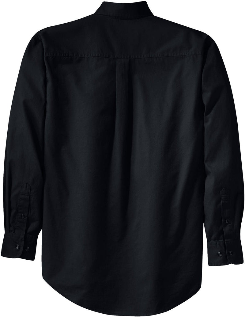 no-logo Port Authority Tall Long Sleeve Twill Shirt-Regular-Port Authority-Thread Logic