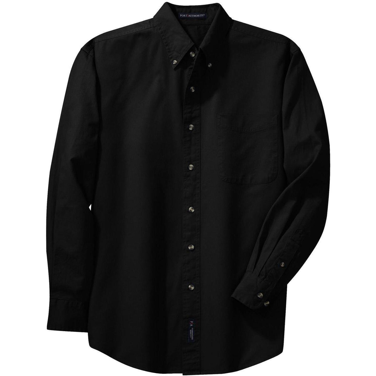 no-logo Port Authority Tall Long Sleeve Twill Shirt