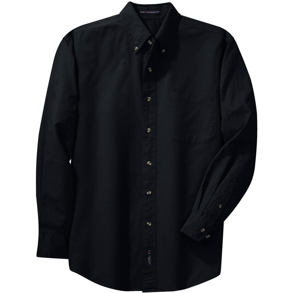 no-logo Port Authority Tall Long Sleeve Twill Shirt