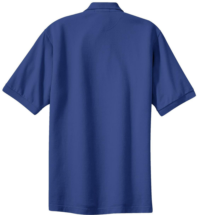no-logo Port Authority Tall Pique Knit Polo Shirt-Regular-Port Authority-Thread Logic