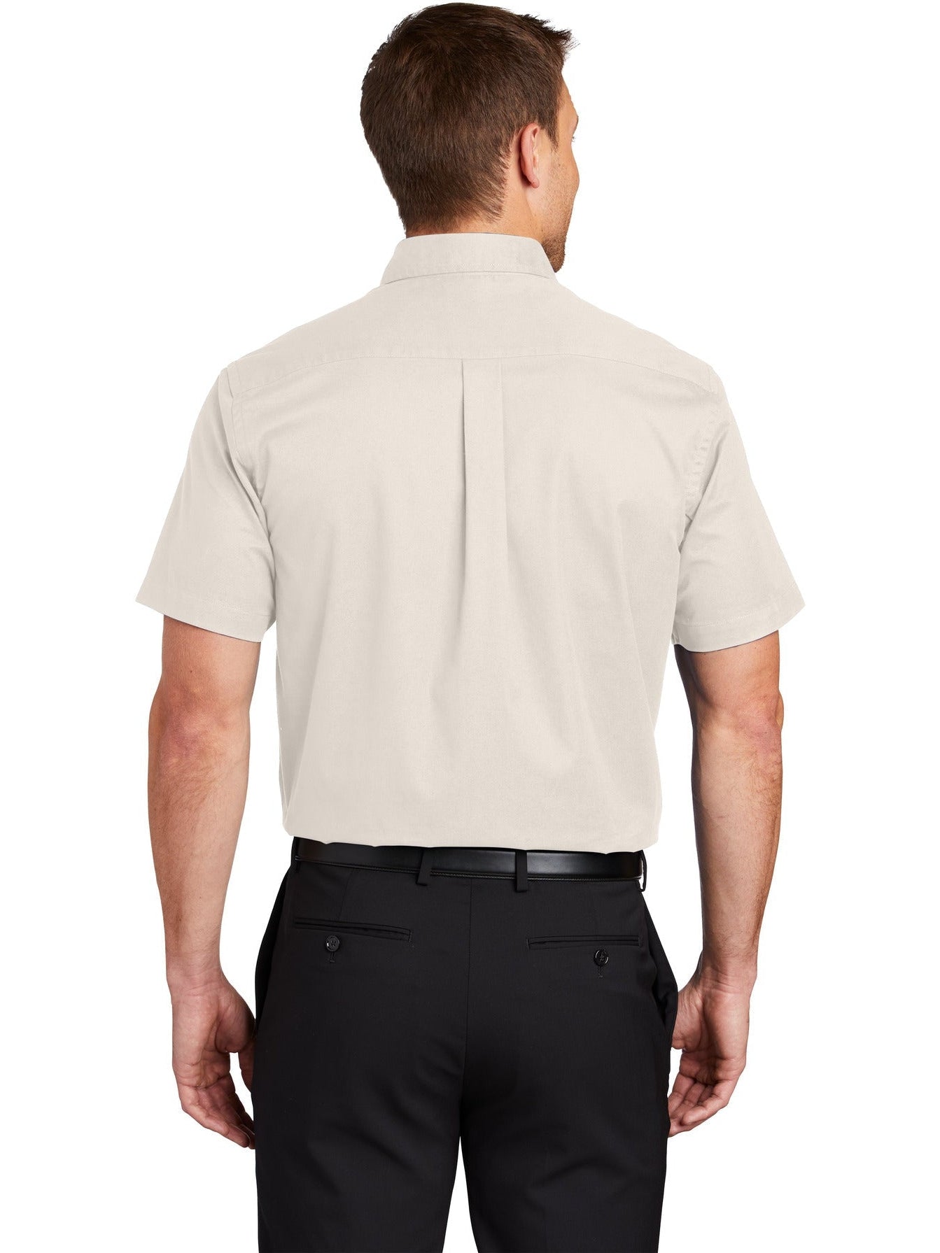 no-logo Port Authority Tall Short Sleeve Easy Care Shirt-Regular-Port Authority-Thread Logic