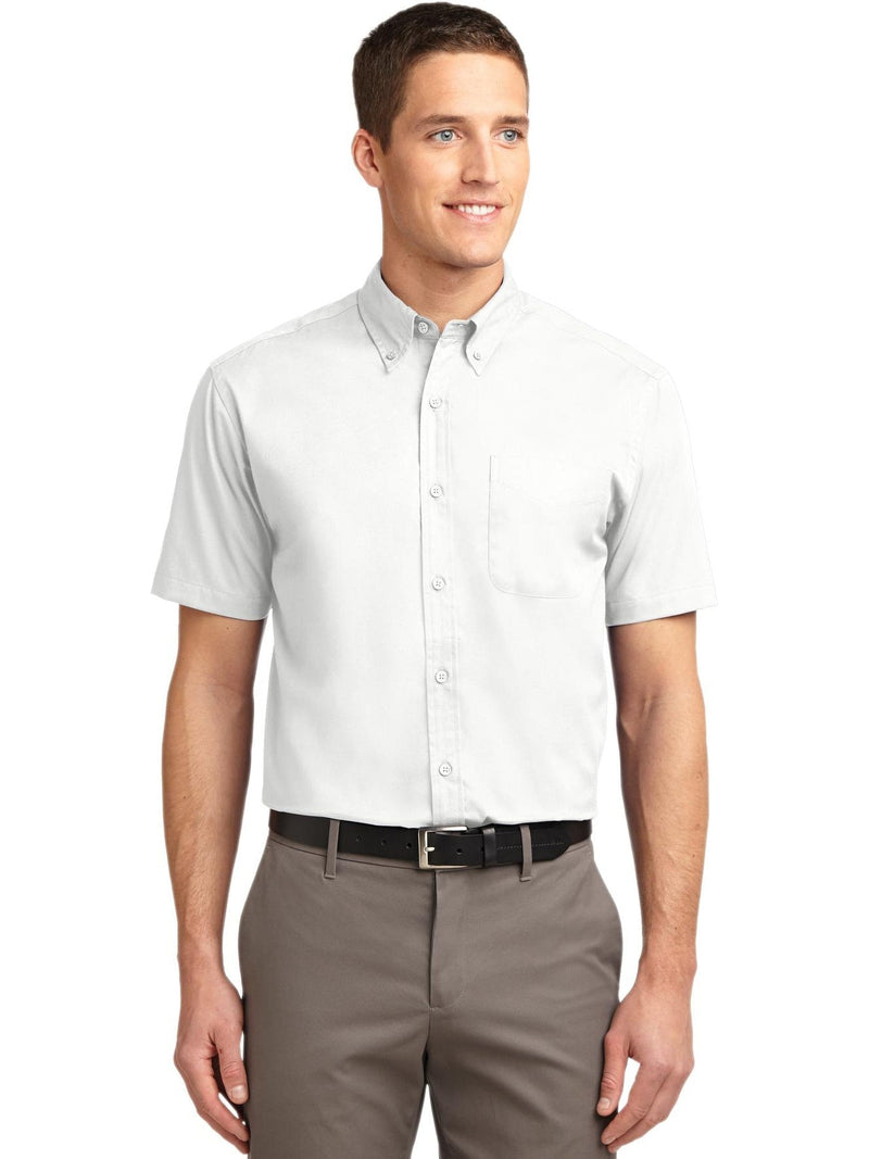 no-logo Port Authority Tall Short Sleeve Easy Care Shirt-Regular-Port Authority-Thread Logic