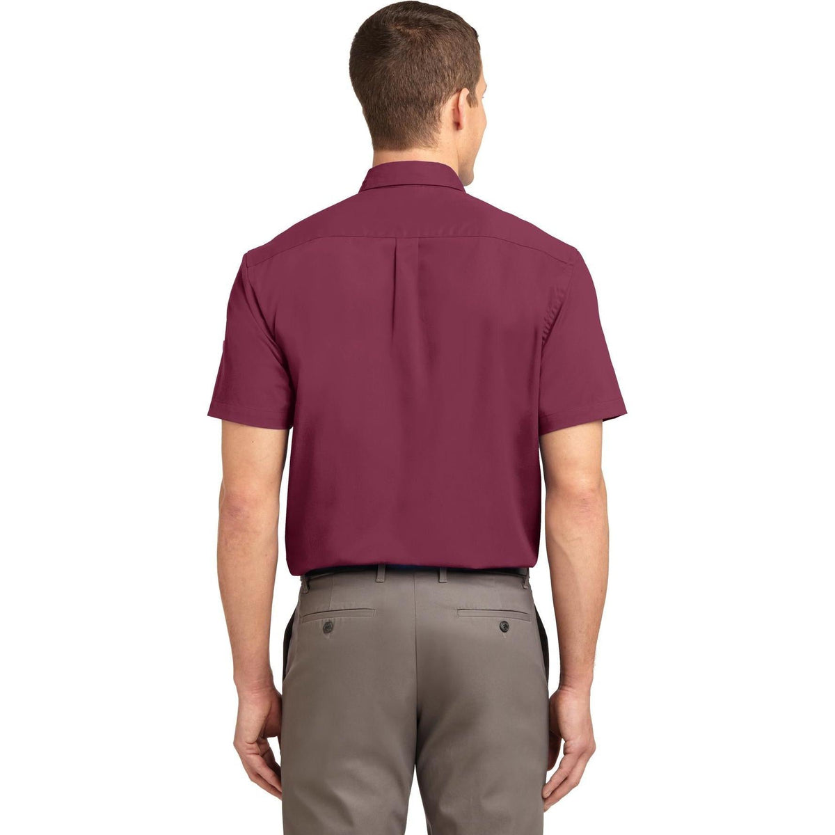 no-logo Port Authority Tall Short Sleeve Easy Care Shirt-Dress Shirts-Port Authority-Thread Logic