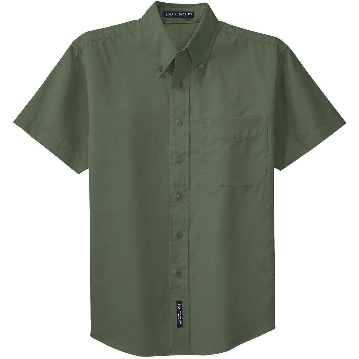 no-logo Port Authority Tall Short Sleeve Easy Care Shirt-Dress Shirts-Port Authority-Clover Green-LT-Thread Logic