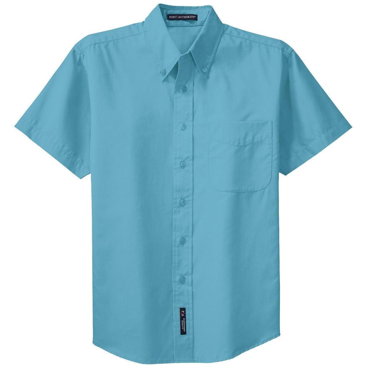 no-logo Port Authority Tall Short Sleeve Easy Care Shirt-Dress Shirts-Port Authority-Maui Blue-LT-Thread Logic
