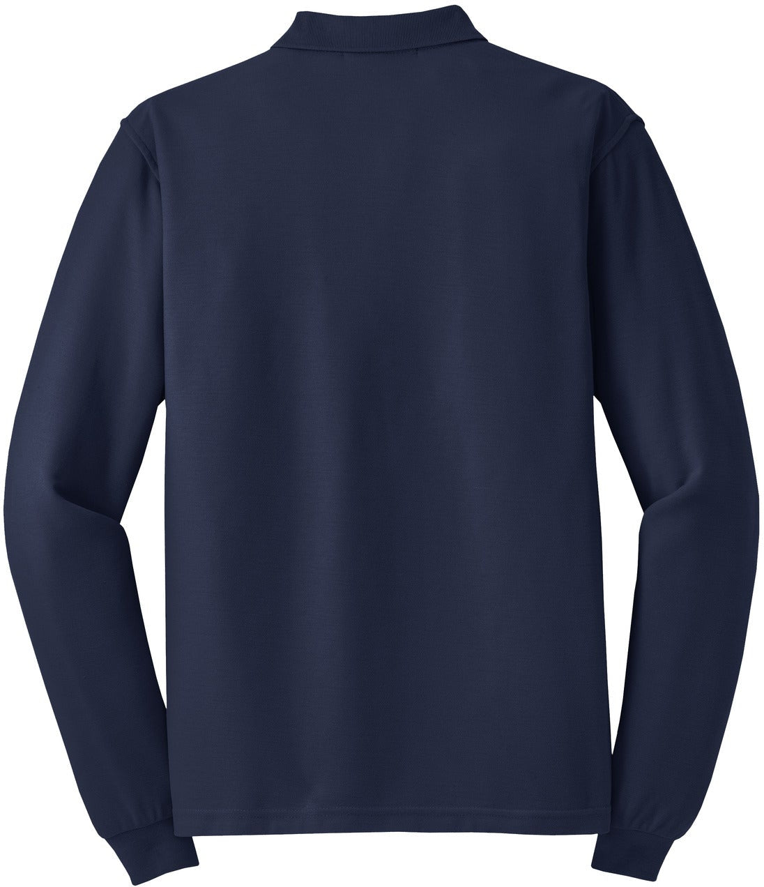 no-logo Port Authority Tall Silk Touch Long Sleeve Polo-Regular-Port Authority-Thread Logic