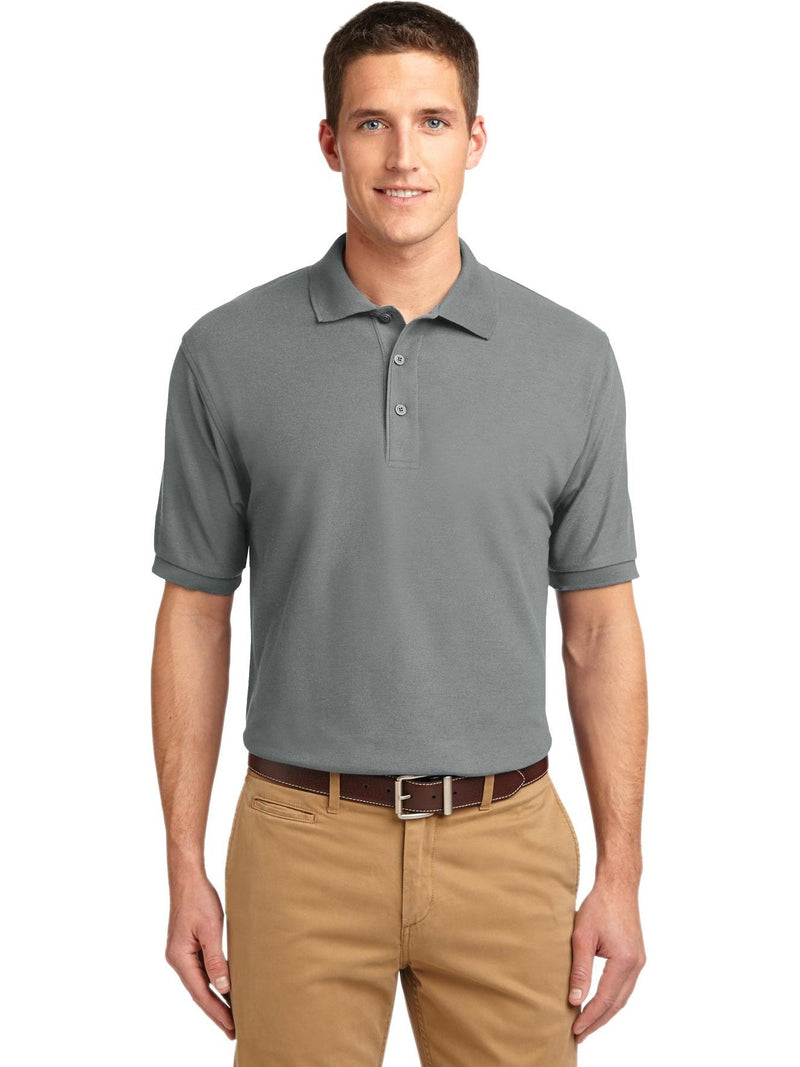 no-logo Port Authority Tall Silk Touch Polo Shirt-Regular-Port Authority-Thread Logic