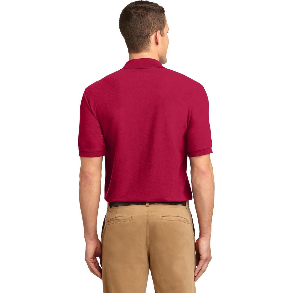 no-logo Port Authority Tall Silk Touch Polo Shirt-Regular-Port Authority-Thread Logic