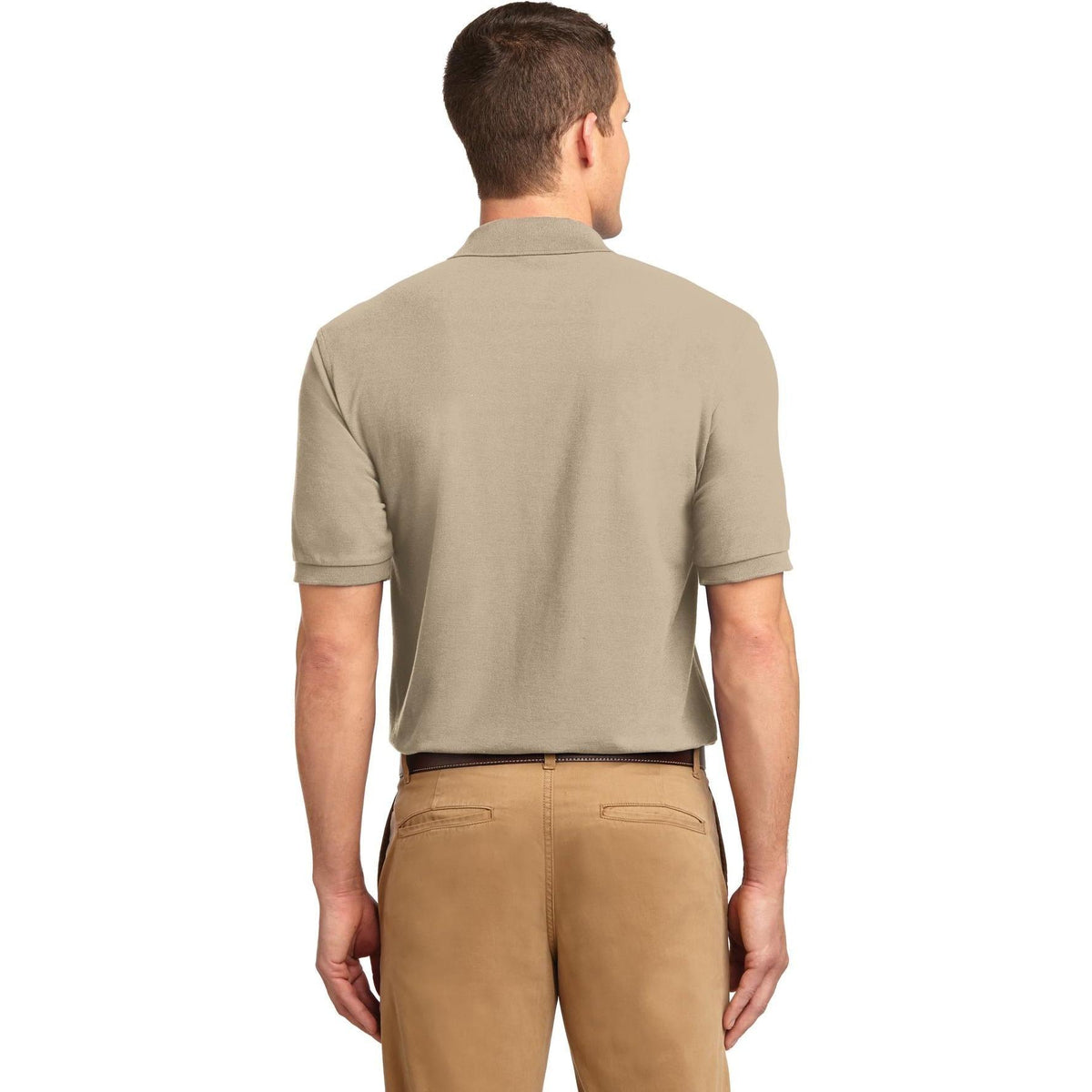 no-logo Port Authority Tall Silk Touch Polo Shirt-Regular-Port Authority-Thread Logic