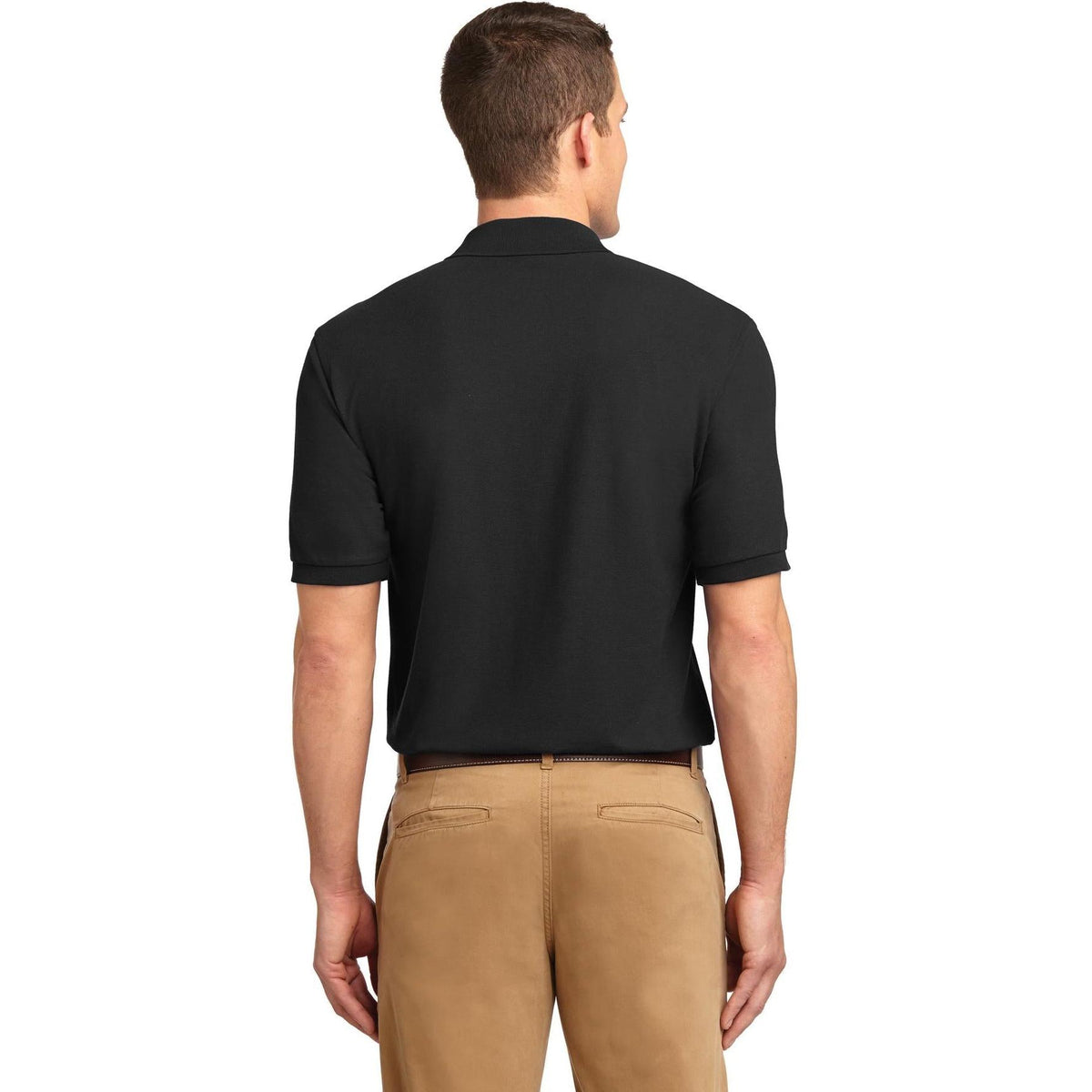 no-logo Port Authority Tall Silk Touch Polo Shirt-Regular-Port Authority-Thread Logic