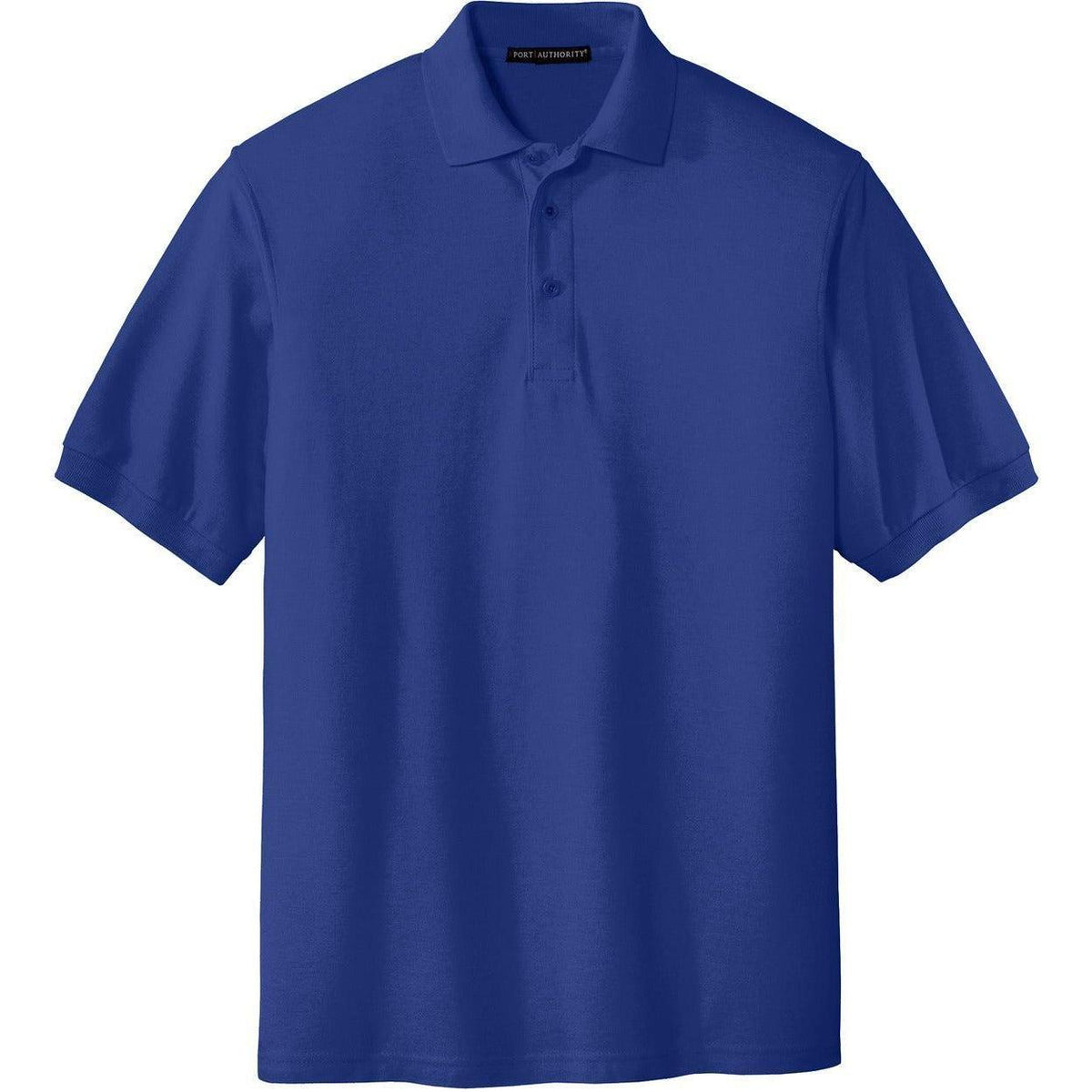 no-logo Port Authority Tall Silk Touch Polo Shirt-Regular-Port Authority-Royal-LT-Thread Logic