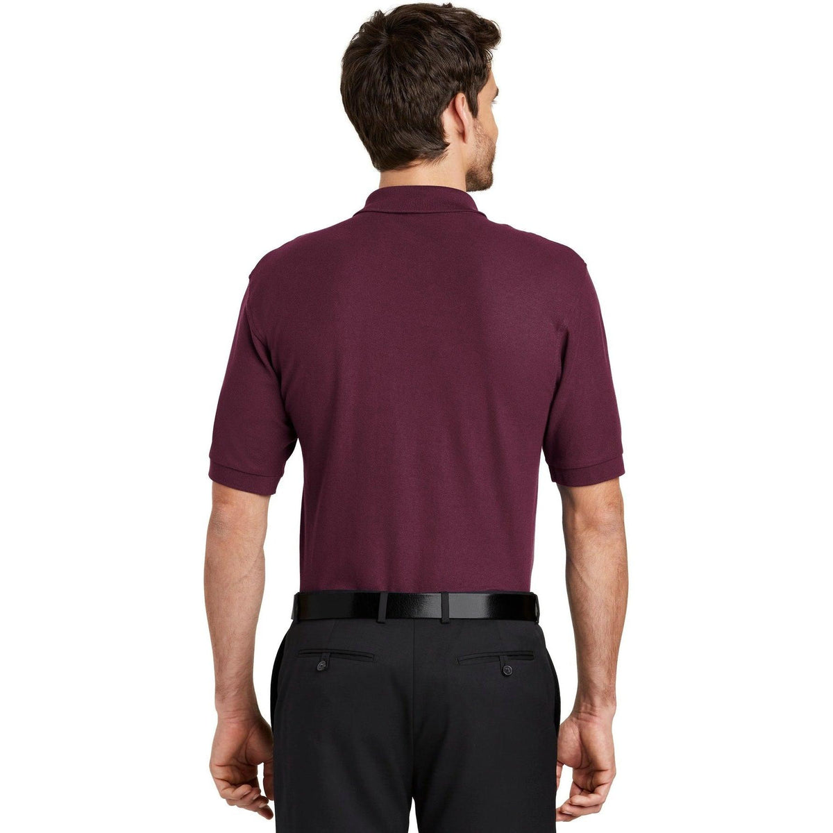 no-logo Port Authority Tall Silk Touch Polo with Pocket-Regular-Port Authority-Thread Logic