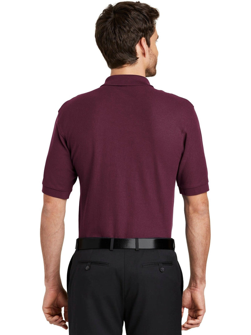 no-logo Port Authority Tall Silk Touch Polo with Pocket-Regular-Port Authority-Thread Logic