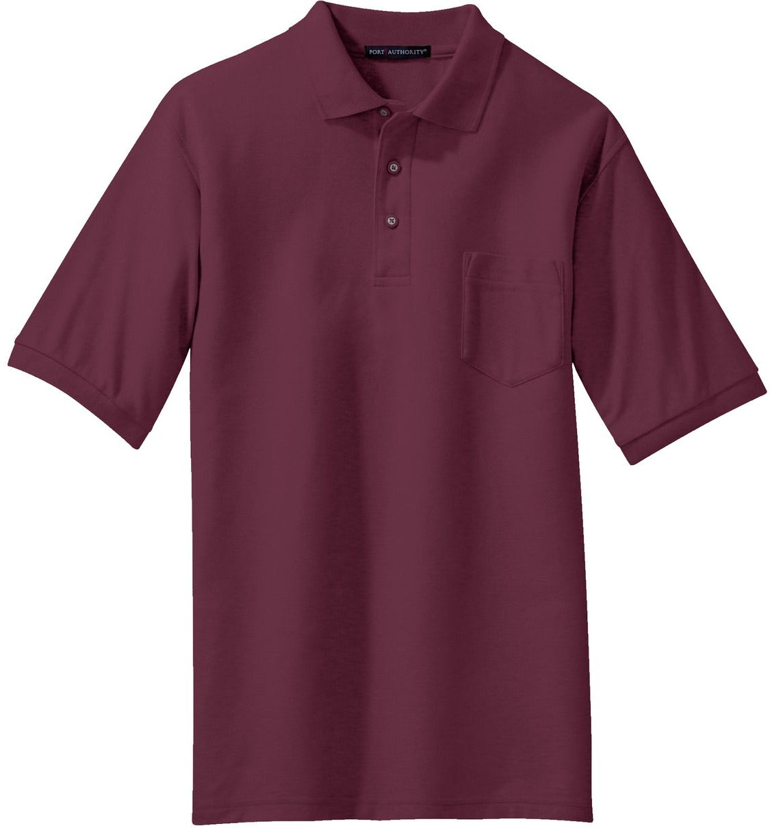 Port Authority Tall Silk Touch Polo with Pocket