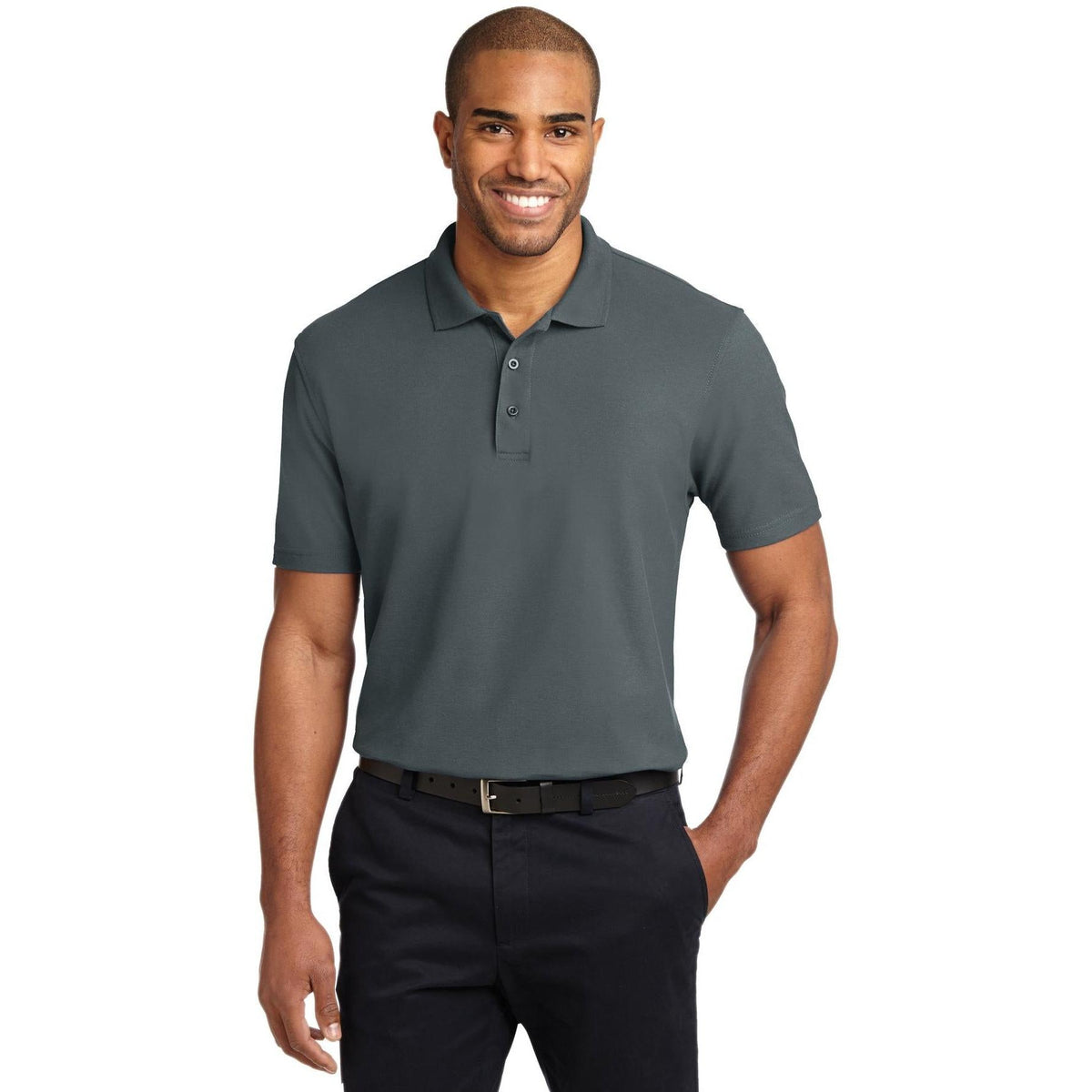 no-logo Port Authority Tall Stain-Resistant Polo Shirt-Regular-Port Authority-Thread Logic