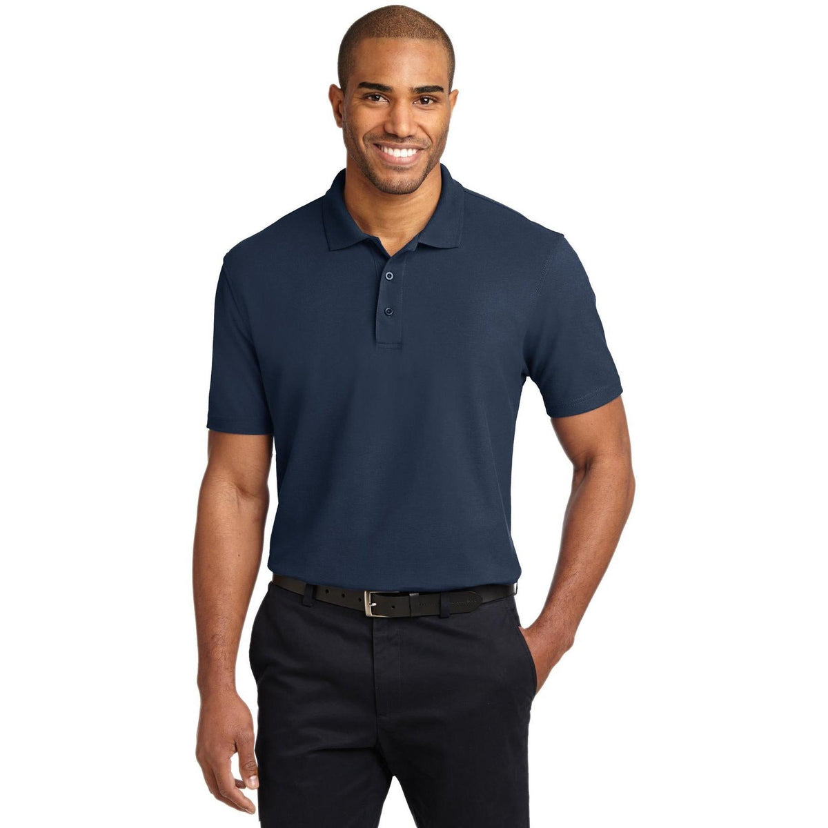 no-logo Port Authority Tall Stain-Resistant Polo Shirt-Regular-Port Authority-Thread Logic