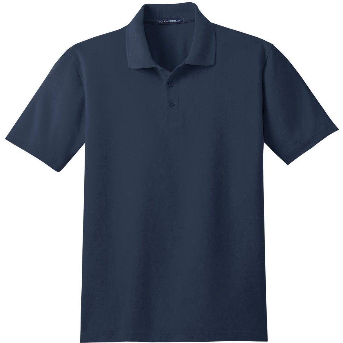 no-logo Port Authority Tall Stain-Resistant Polo Shirt-Regular-Port Authority-Navy-LT-Thread Logic