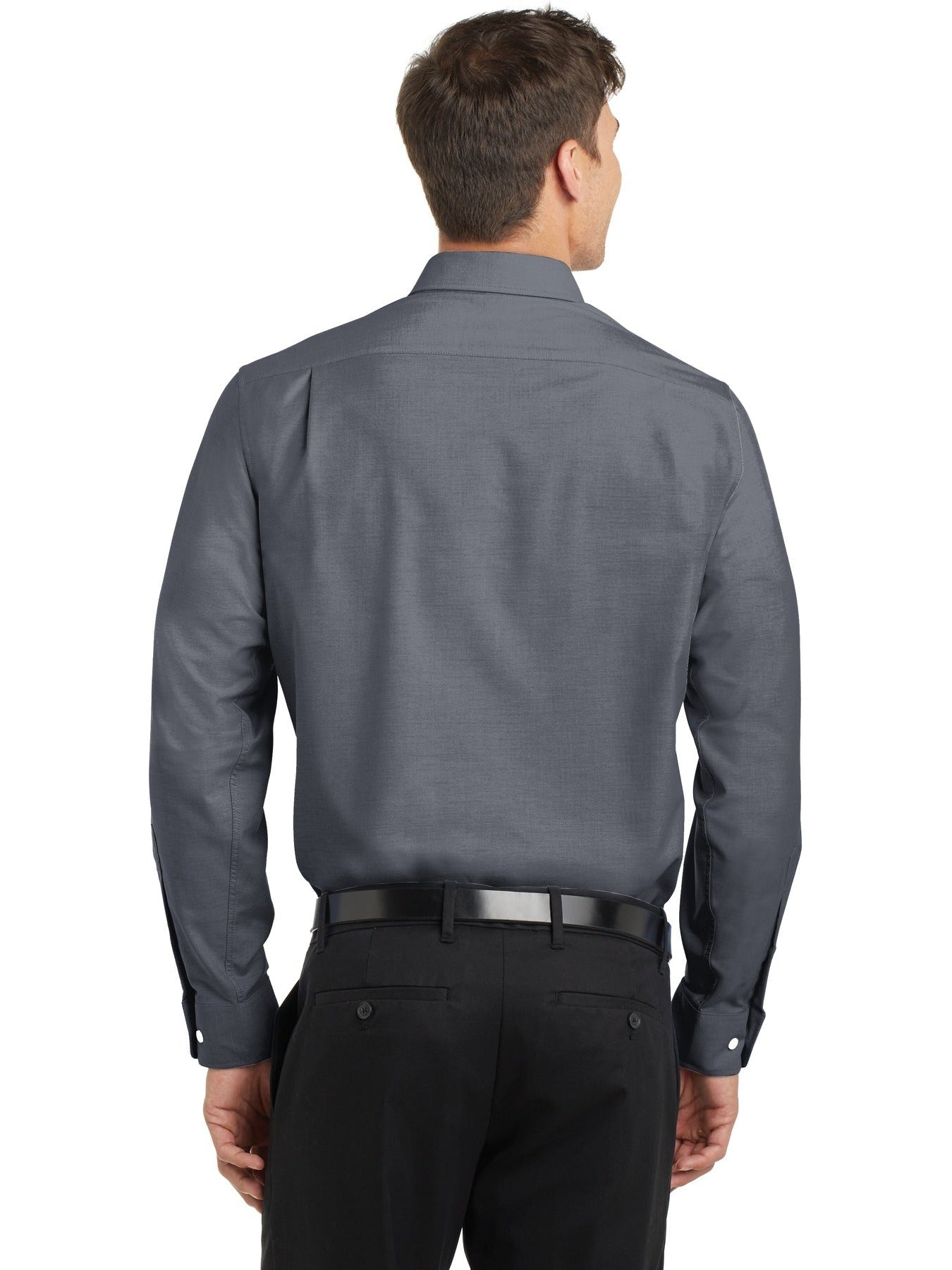 no-logo Port Authority Tall SuperPro Oxford Shirt-Regular-Port Authority-Thread Logic