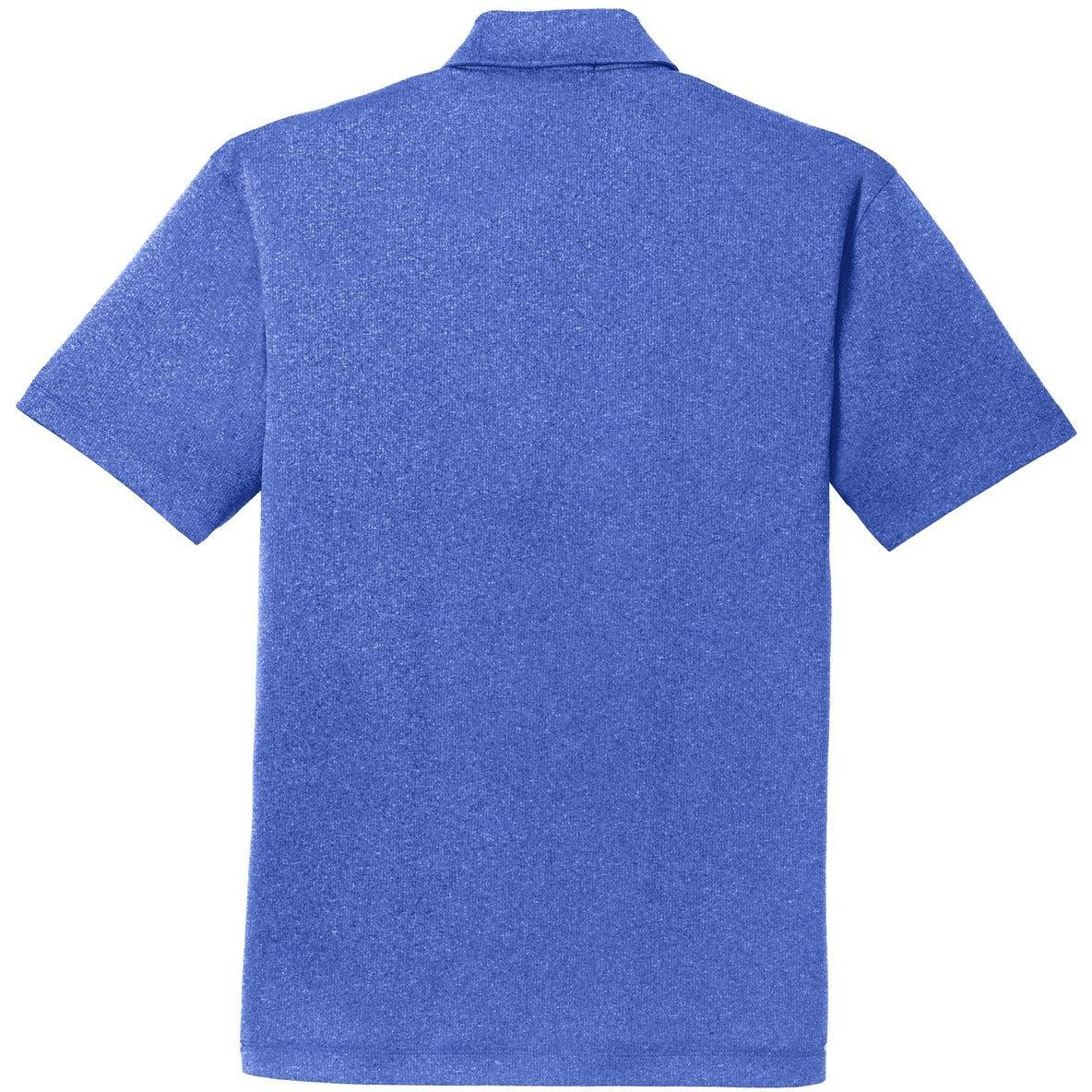 no-logo Port Authority Trace Heather Polo-Regular-Port Authority-Thread Logic