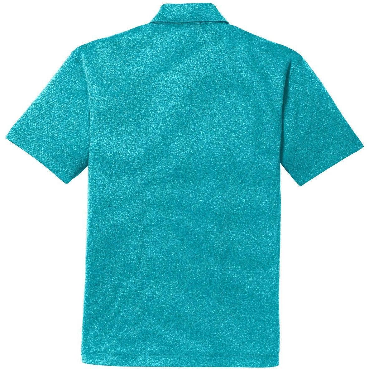 no-logo Port Authority Trace Heather Polo-Regular-Port Authority-Thread Logic