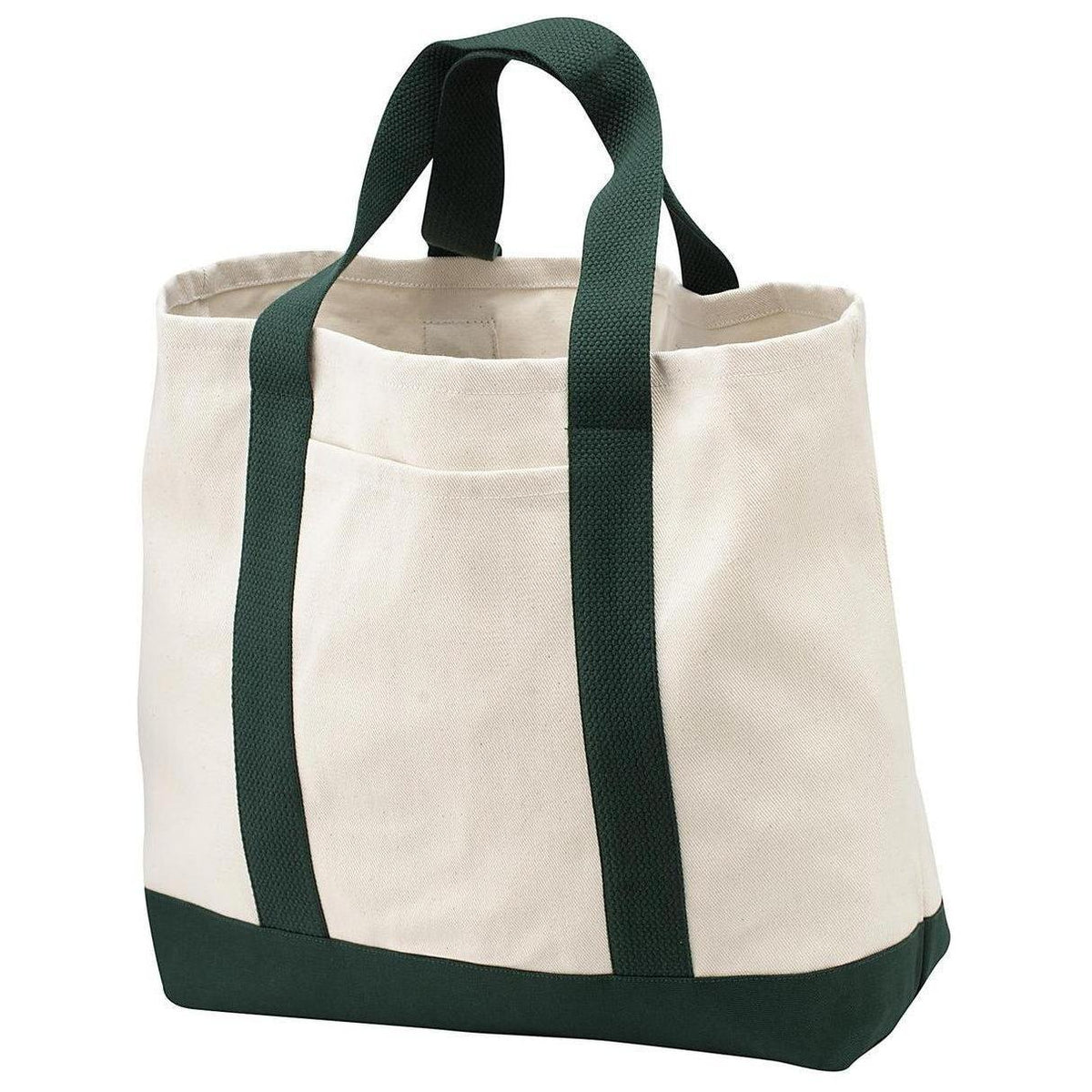 no-logo Port Authority Two Tone Shopping Tote-Bags-Port Authority-Thread Logic