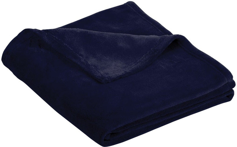 no-logo Port Authority Ultra Plush Blanket-Regular-Port Authority-Deep Navy-1 Size-Thread Logic