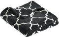 no-logo Port Authority Ultra Plush Blanket-Regular-Port Authority-Graphite/Quatrefoil-1 Size-Thread Logic