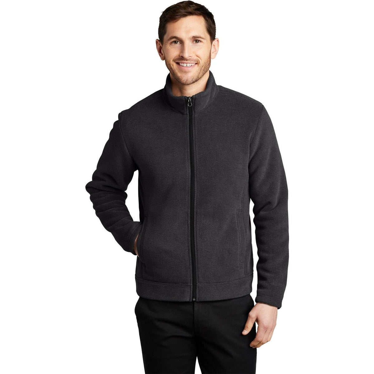 no-logo Port Authority Ultra Warm Brushed Fleece Jacket-Regular-Port Authority-Thread Logic