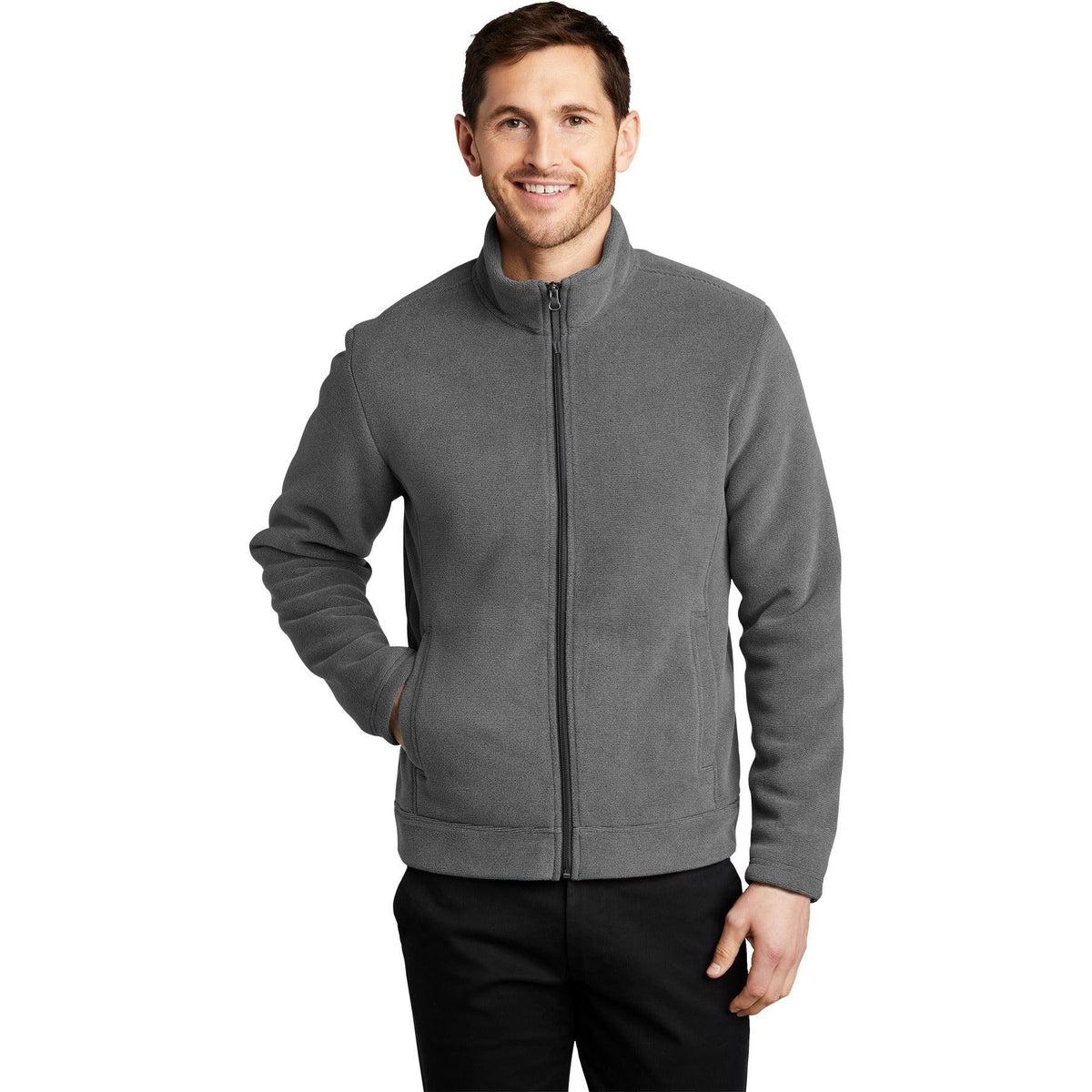 no-logo Port Authority Ultra Warm Brushed Fleece Jacket-Regular-Port Authority-Thread Logic