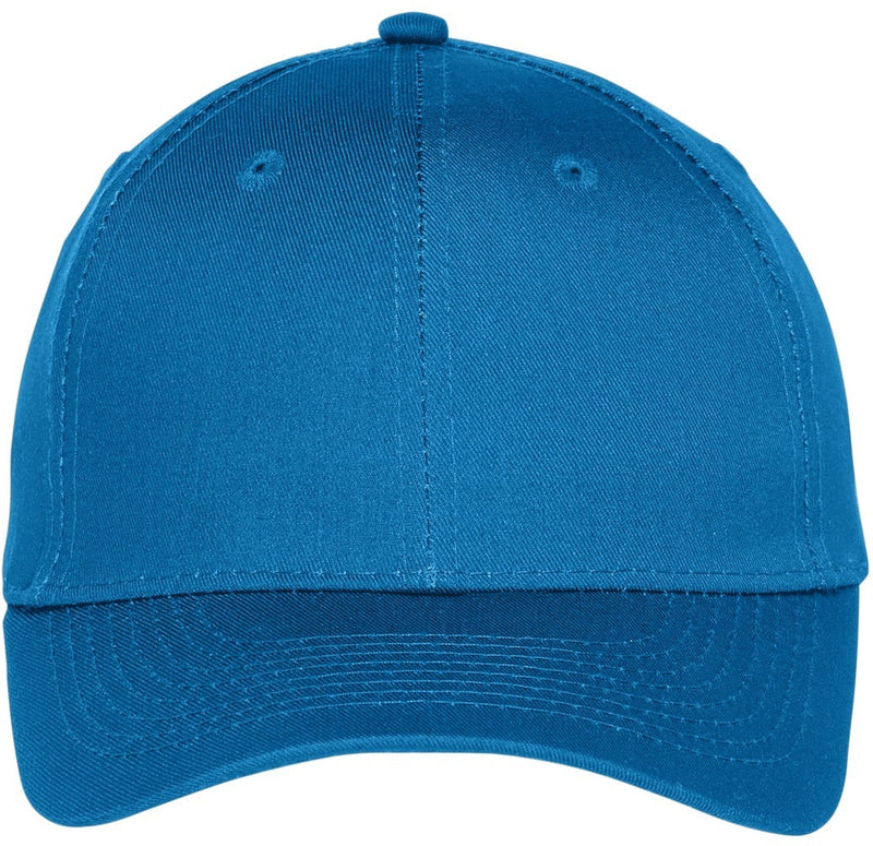 Port Authority Uniforming Twill Cap-Regular-Port Authority-Brilliant Blue-OSFA-Thread Logic 