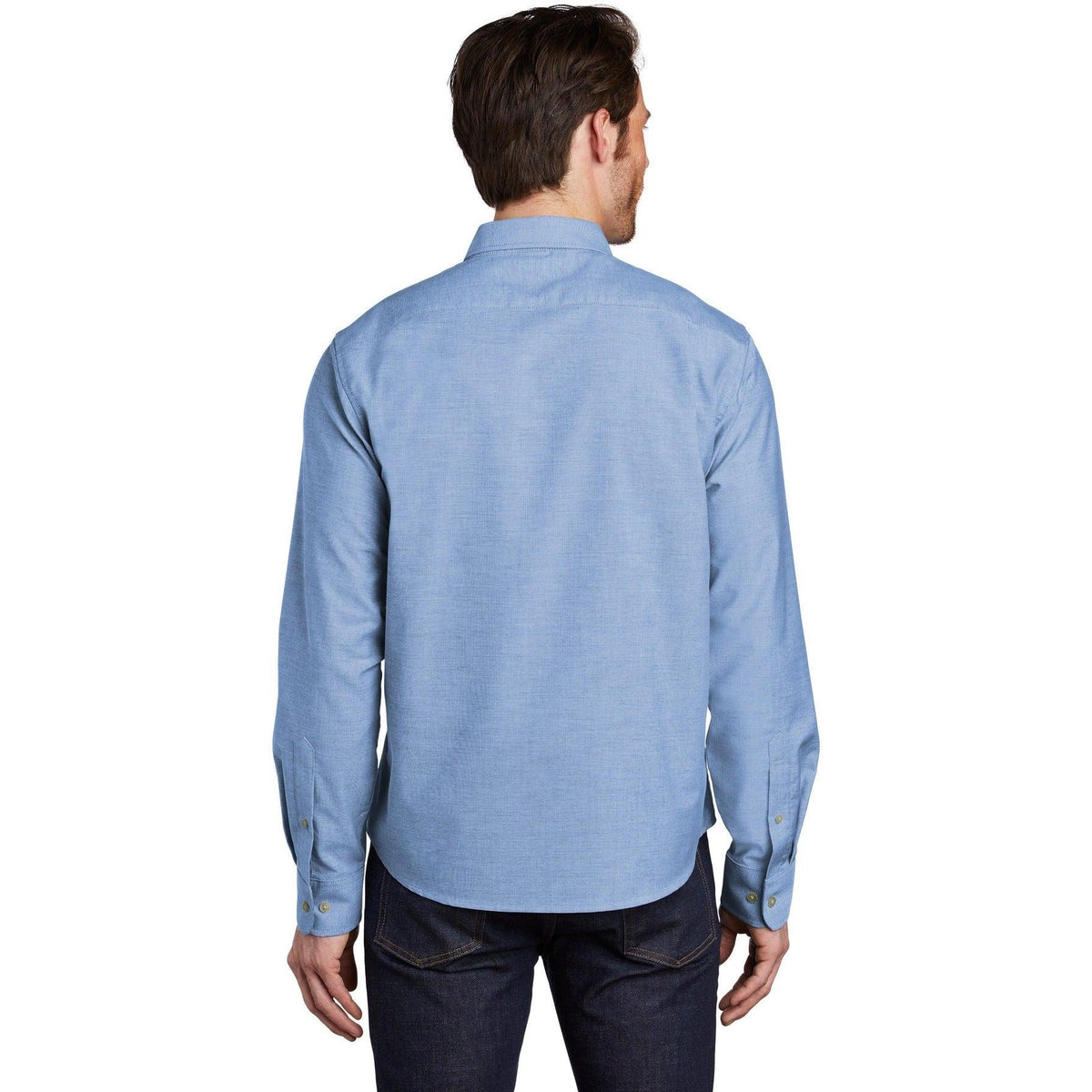 no-logo Port Authority Untucked Fit SuperPro Oxford Shirt-Dress Shirts-Port Authority-Thread Logic