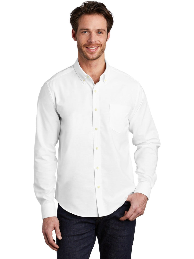 no-logo Port Authority Untucked Fit SuperPro Oxford Shirt-Regular-Port Authority-Thread Logic