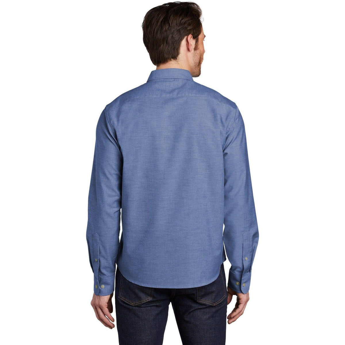 no-logo Port Authority Untucked Fit SuperPro Oxford Shirt-Dress Shirts-Port Authority-Thread Logic