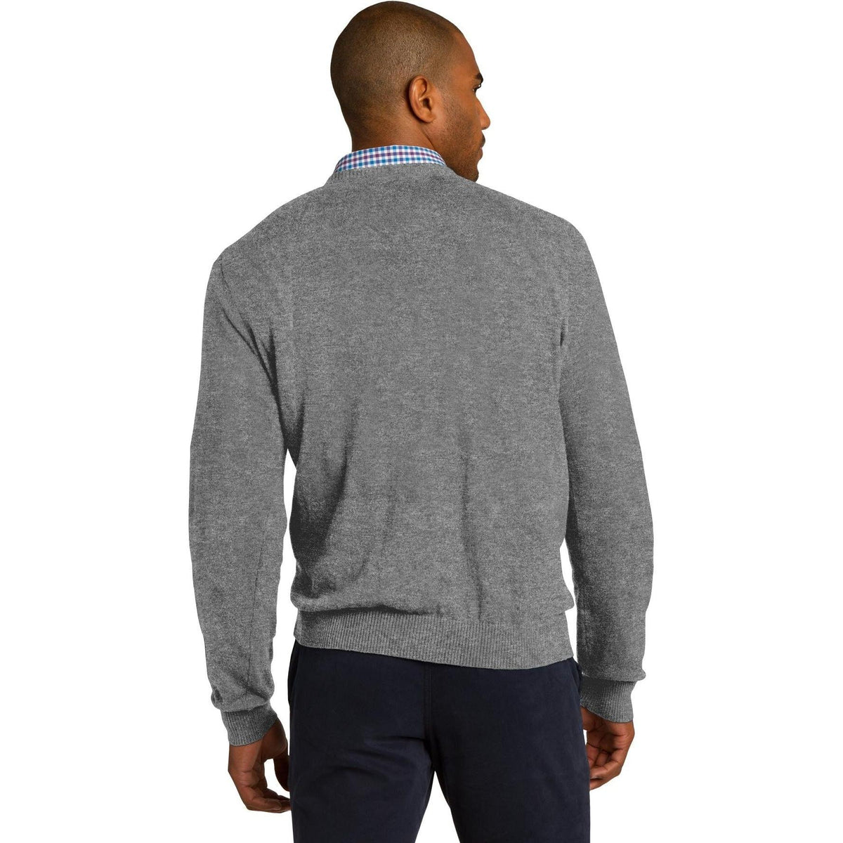no-logo Port Authority V-Neck Sweater-Sweaters-Port Authority-Thread Logic