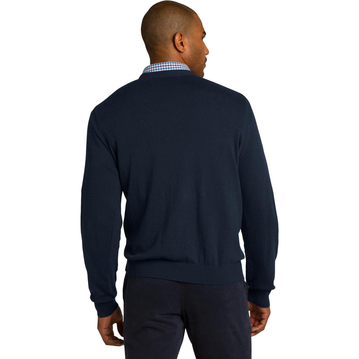 no-logo Port Authority V-Neck Sweater-Sweaters-Port Authority-Thread Logic