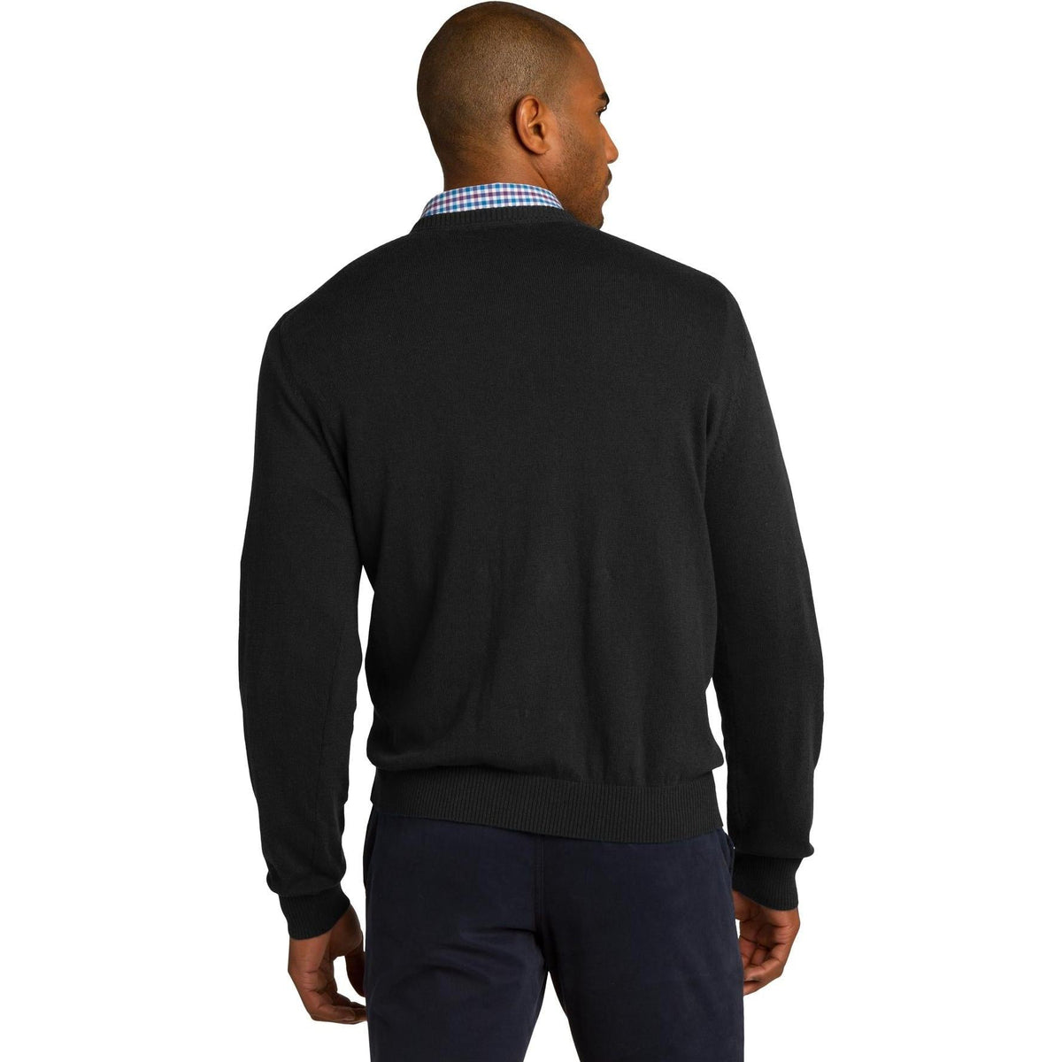 no-logo Port Authority V-Neck Sweater-Sweaters-Port Authority-Thread Logic