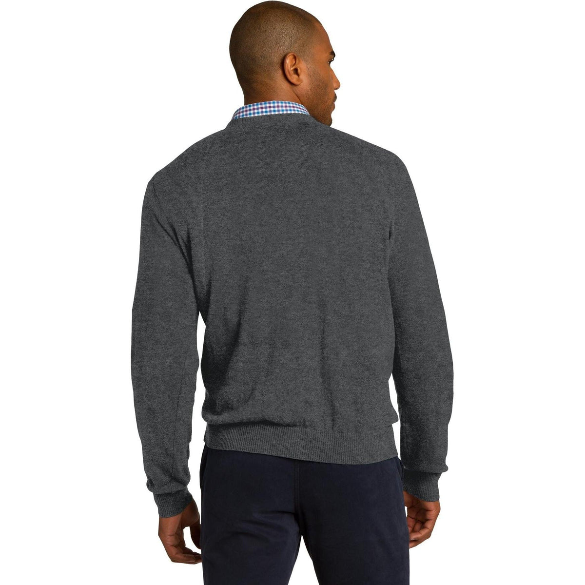 no-logo Port Authority V-Neck Sweater-Sweaters-Port Authority-Thread Logic