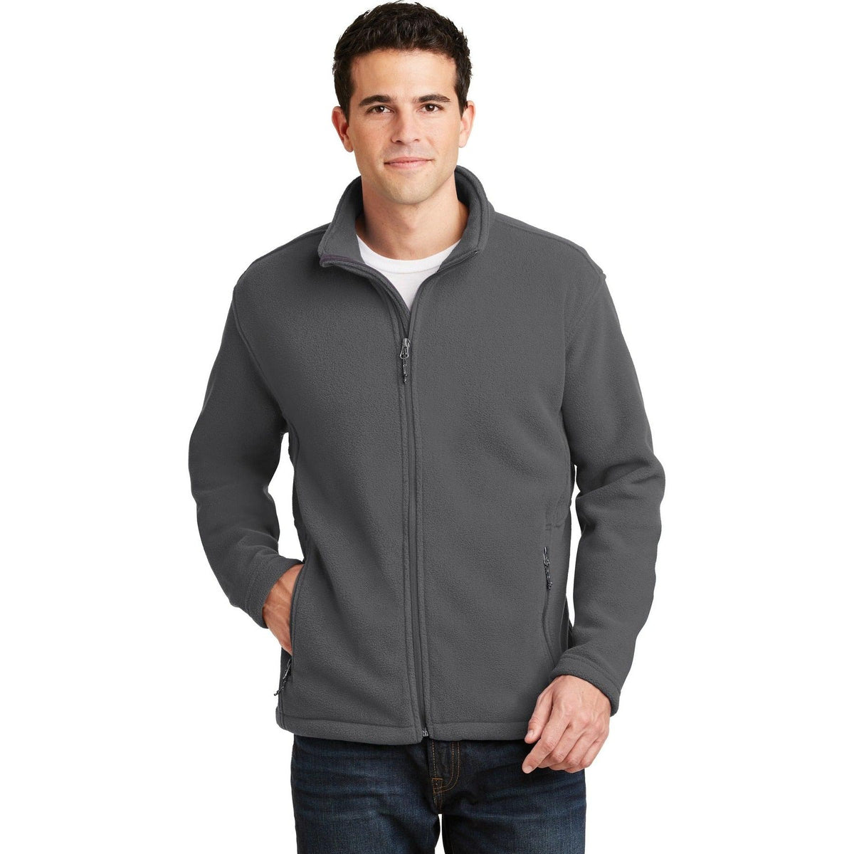 no-logo Port Authority Value Fleece Jacket-Regular-Port Authority-Thread Logic