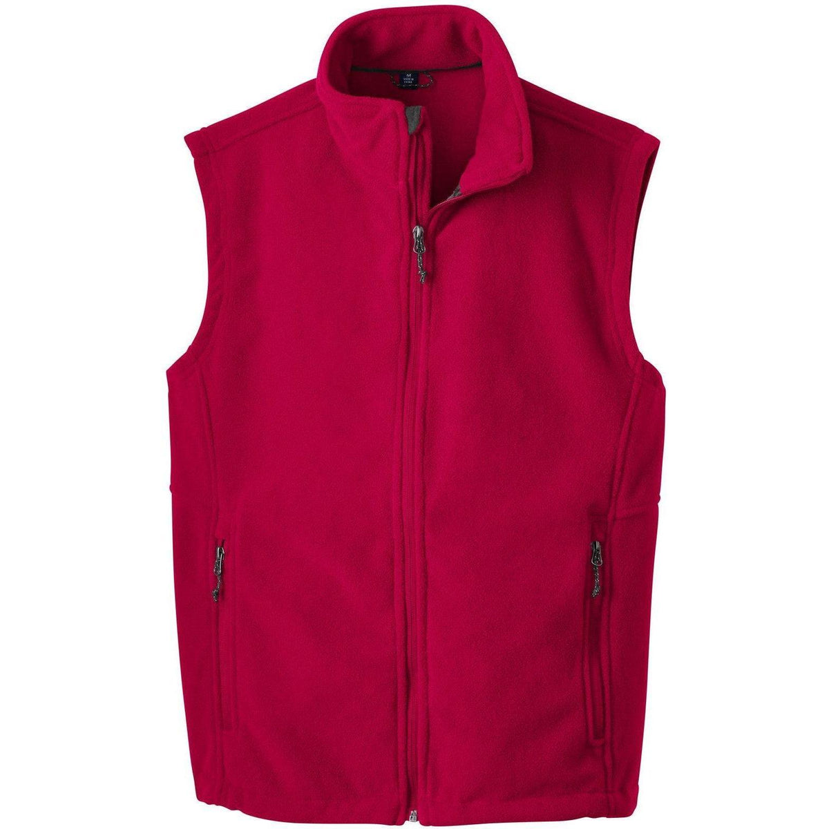 no-logo Port Authority Value Fleece Vest-Vests-Port Authority-True Red-S-Thread Logic