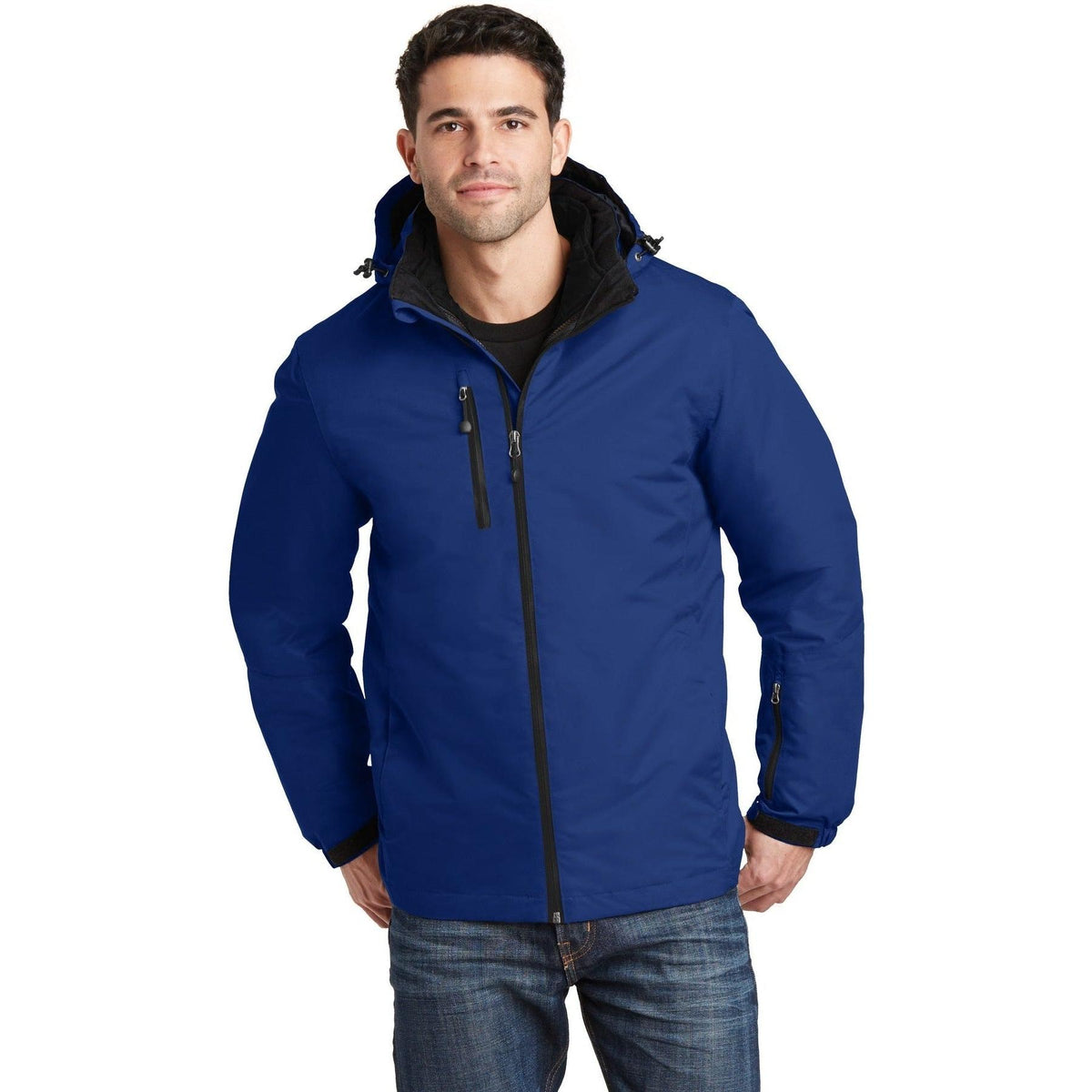 no-logo Port Authority Vortex Waterproof 3-in-1 Jacket-Regular-Port Authority-Thread Logic