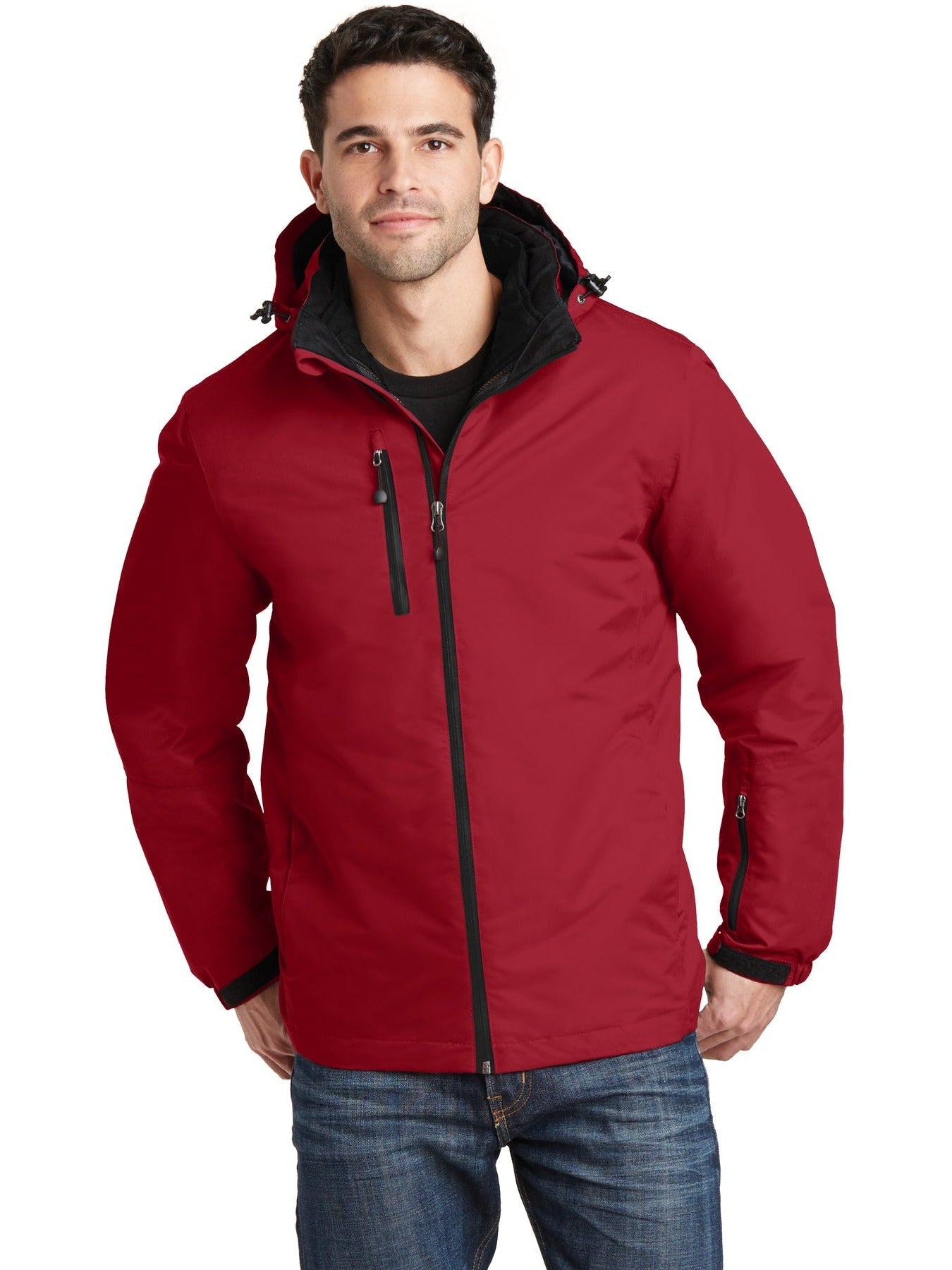 no-logo Port Authority Vortex Waterproof 3-in-1 Jacket-Regular-Port Authority-Thread Logic