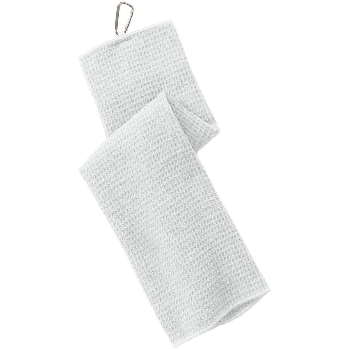 no-logo Port Authority Waffle Microfiber Golf Towel-Regular-Port Authority-White-1 Size-Thread Logic