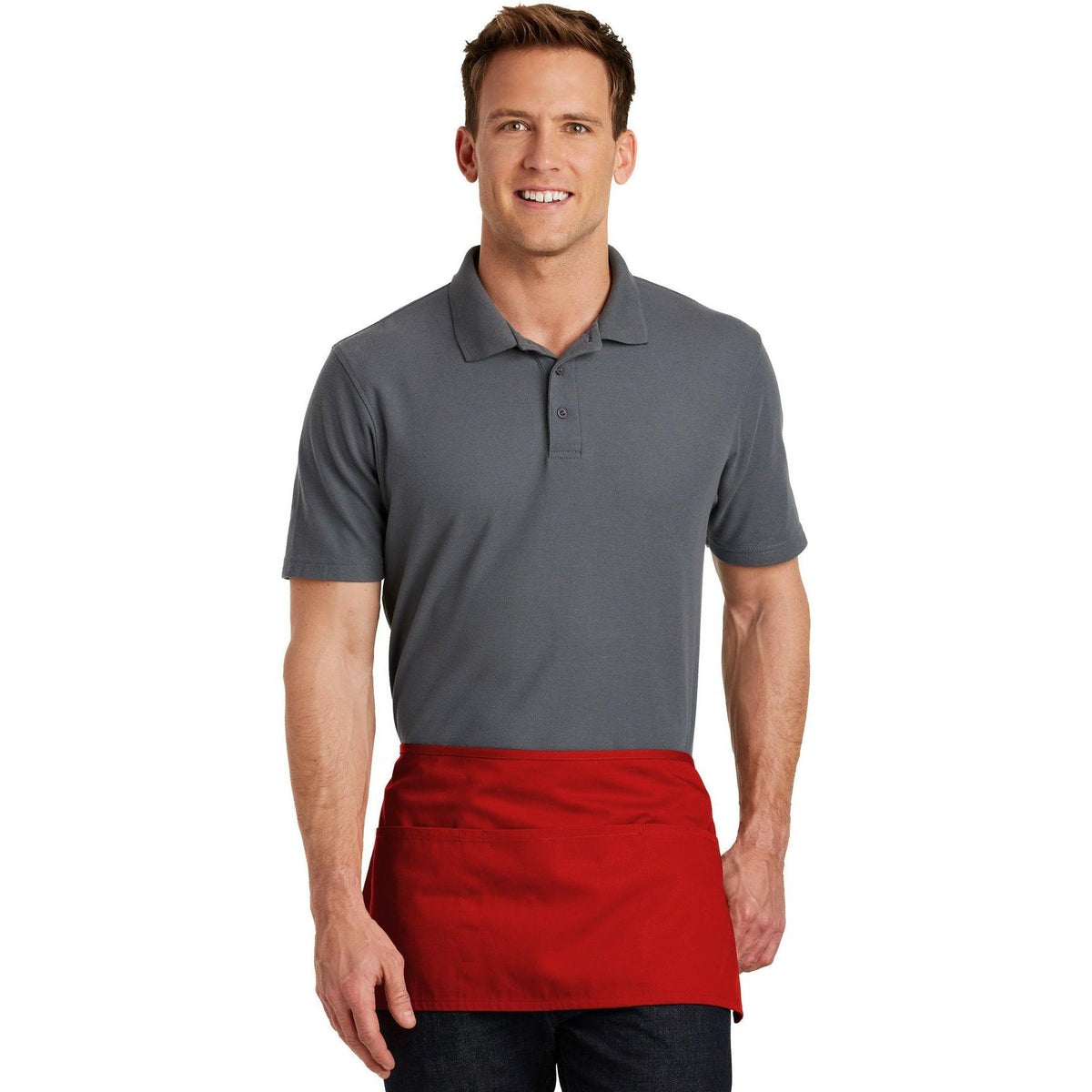 no-logo Port Authority Waist Apron with Pockets-Regular-Port Authority-Thread Logic