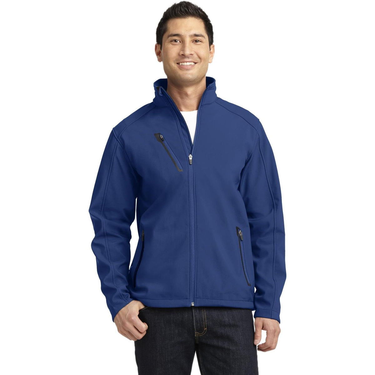 no-logo Port Authority Welded Soft Shell Jacket-Regular-Port Authority-Thread Logic