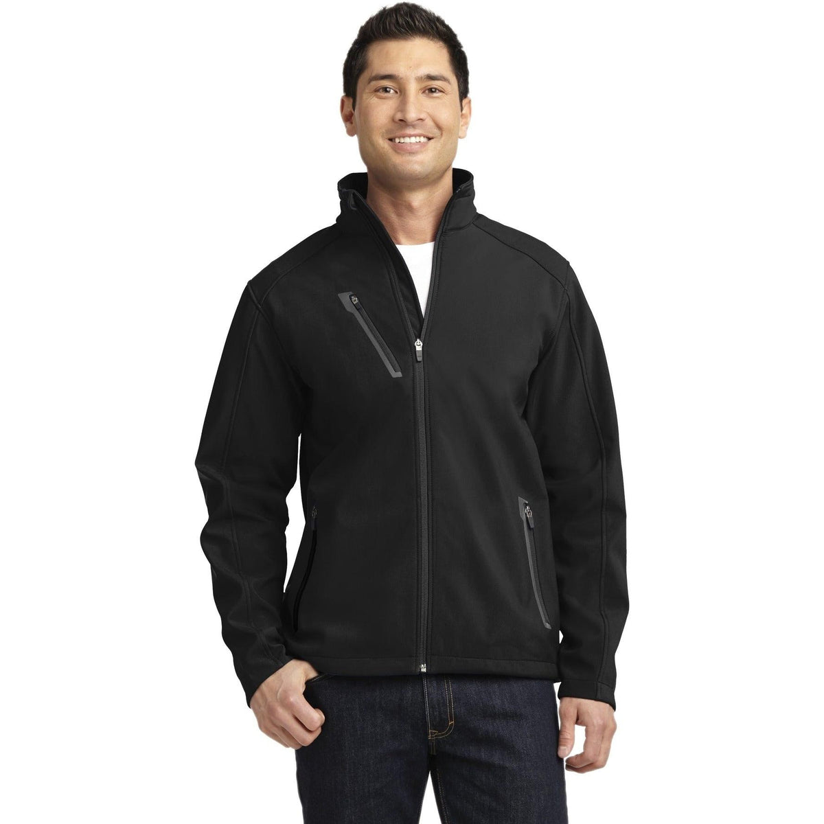 no-logo Port Authority Welded Soft Shell Jacket-Regular-Port Authority-Thread Logic