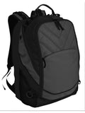 Port Authority Xcape Computer Backpack-Regular-Port Authority-Dark Charcoal/Black-Thread Logic